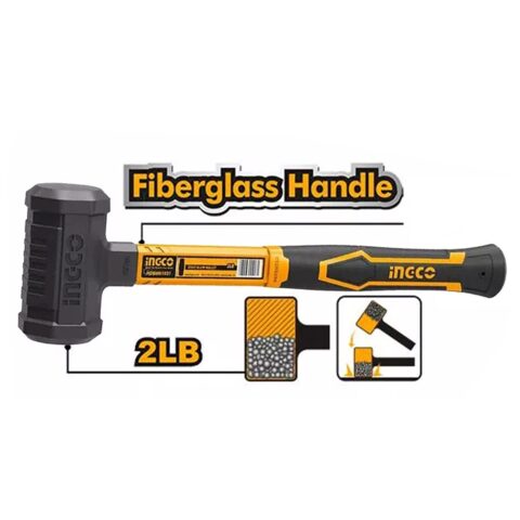 Industrial Dead Blow Mallet Hammer 2 Lbs HDBM01028 ING-HT