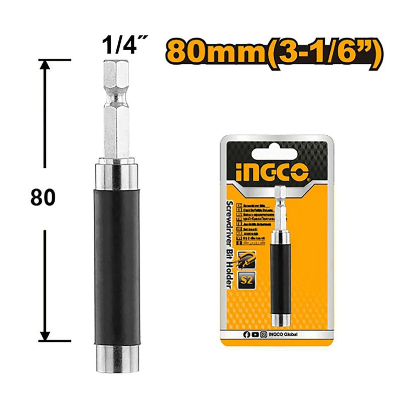 Extension Screwdriver Bit Holder with Magnetic 80mm (3-1/6") ABH30801 ING-AC - Image 2