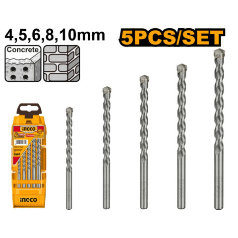 5 Pcs / Set Masonry Drill Bit AKD3051 ING-AC