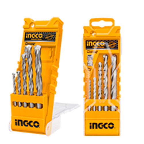 5Pcs Multi-Function Drill Bits for Masonry Concrete 4-10mm AKD6058 ING-AC