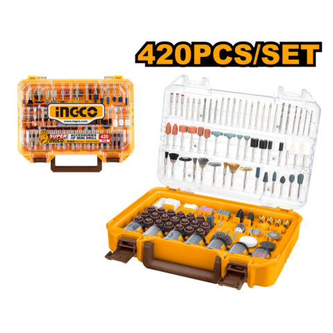 420 Pcs Accessories Only Set for Mini Die Grinder Drill AKMG4208 ING-AC