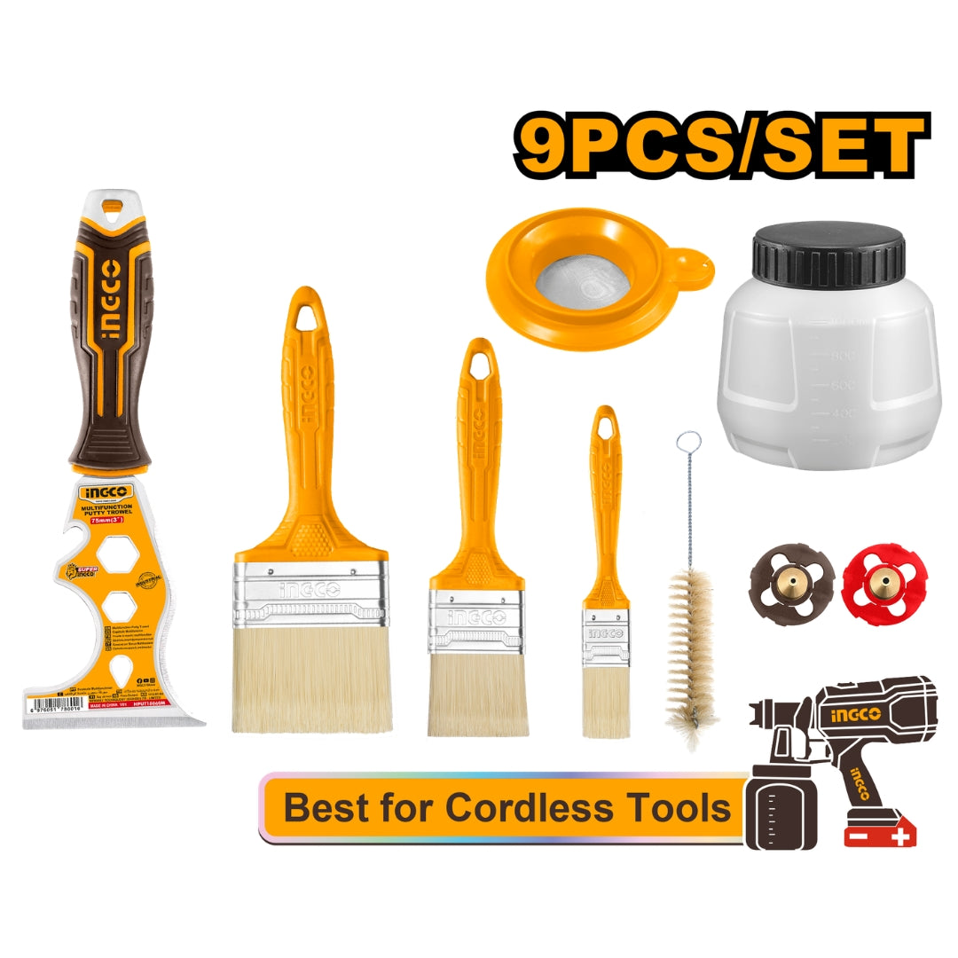 9PCS/SET Painting Tools Accessories Suitable for Spray Gun AMGF0702 ING-AC