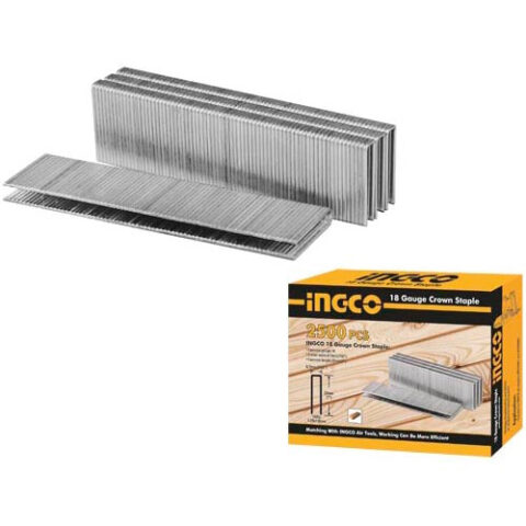 Crown Staple Set of 2500 Pcs (25mm AST18251 | 35mm AST18351) SOLD per box ING-CO