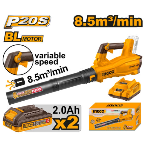 Brushless Motor Lithium-Ion Cordless Blower 20V P20S POWERSHARE ING-COR