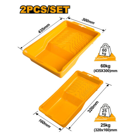 2pcs Paint Tray Set 305 x 150mm / 435 x 300mm CHPTT435105 ING-AC