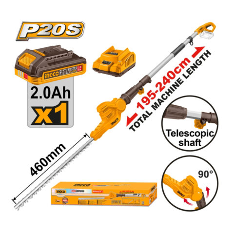 12V / 2800 rpm Lithium-Ion Pole Hedge Trimmer CPHT2016012 ING-GT