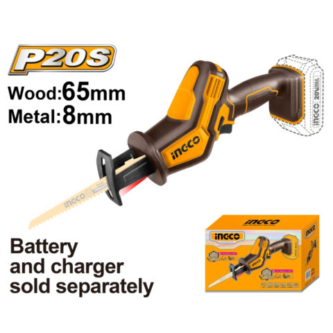 P20S/20V Lithium-Ion Cordless Reciprocating Saw CRSLI6508/CRSLI65081 ING-COR