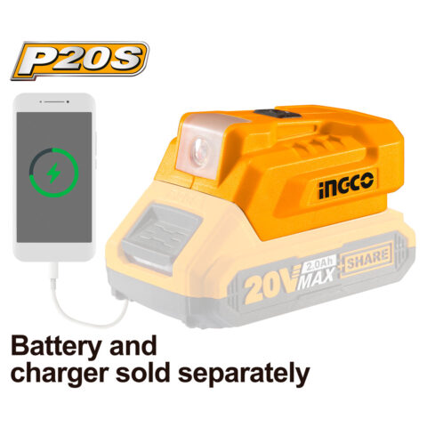 P20S 20V USB-A Charger CUCLI2022 ING-AC