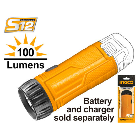 S12 12V Lithium-Ion Flashlight Emergency Light Bare Tool CWLI1223 ING-PT