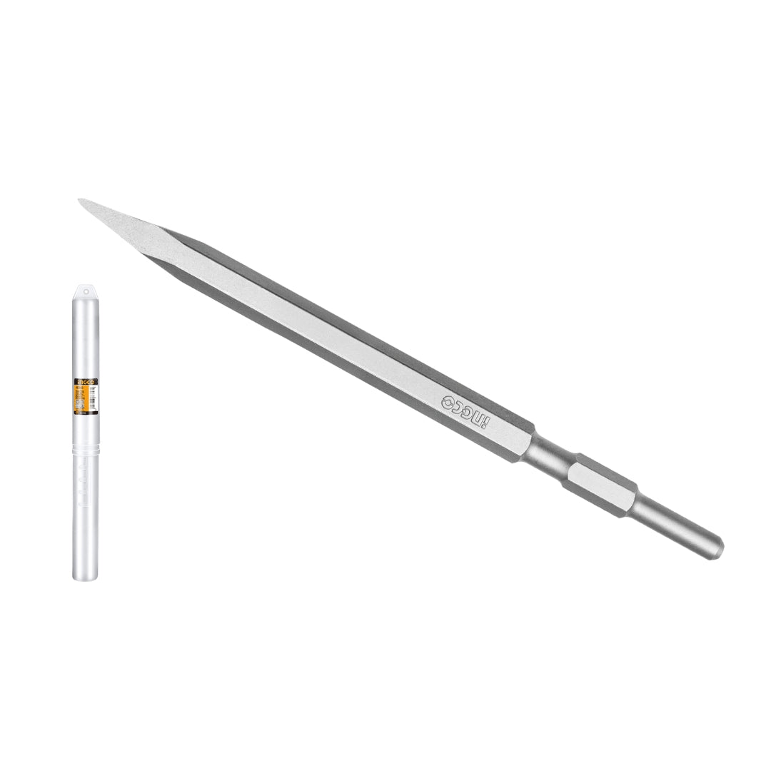 Ingco SDS Hex Chisel 17x280mm-350mm Pointed - DBC0512801 | Flat - DBC0522801 ING-HT