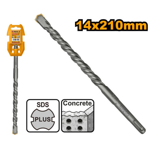 SDS Plus Masonry Drill 14 x 210mm for Concrete DBH1211402 ING-AC