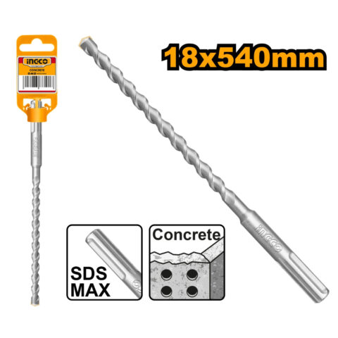 SDS MAX Masonry Hammer Drill Bit Single Flute DBH1241805 ING-AC