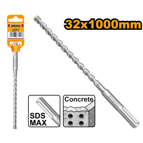 SDS MAX Masonry Hammer Drill Bit Single Flute DBH1243208 ING-AC