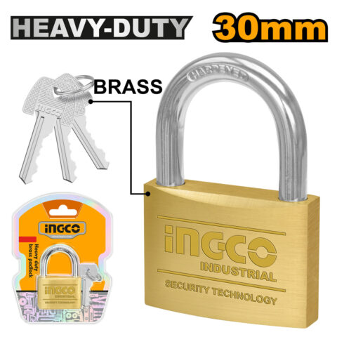 Heavy Duty Brass Padlock DBPL0302 ING-AC