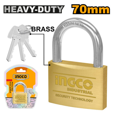 Heavy Duty Brass Padlock DBPL0702 ING-AC