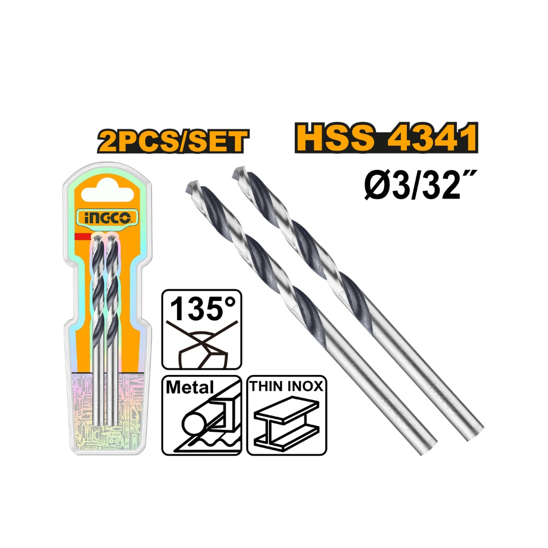 1PC/2PCS SET 4341 HSS Impact Drill / Drilling Bit Sold Per Set ING-AC