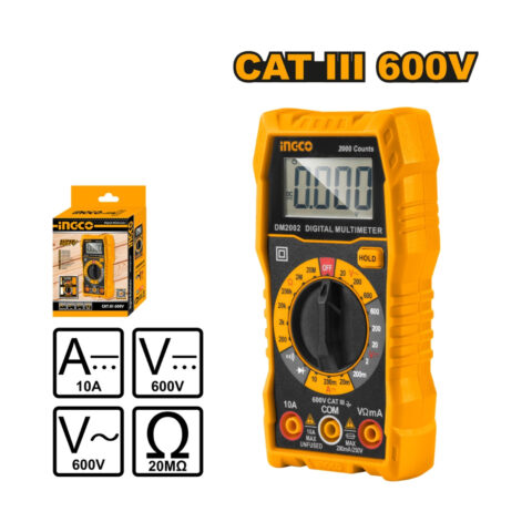 Digital Multimeter Tester Multi Tester for Electrical Tools CAT III 600V ING-MT