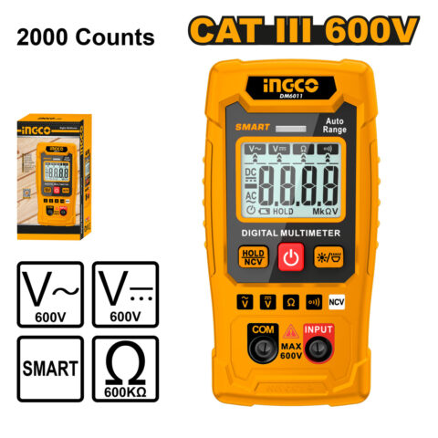 Auto Range Smart Digital Multimeter Tester DM6011 ING-MT