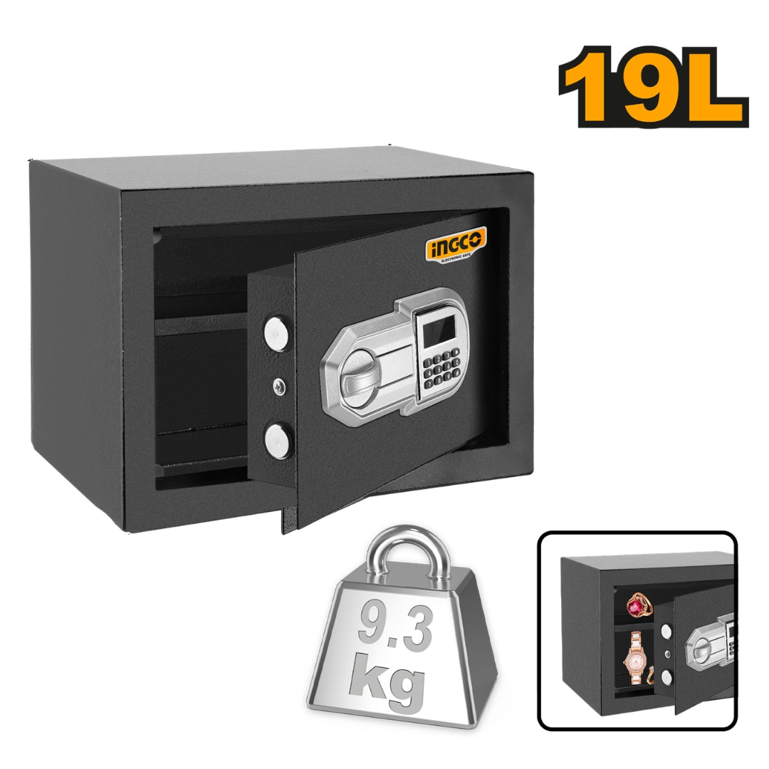 Electronic Safe Volume: 19L External Dimensions ESF2502 ING-EL