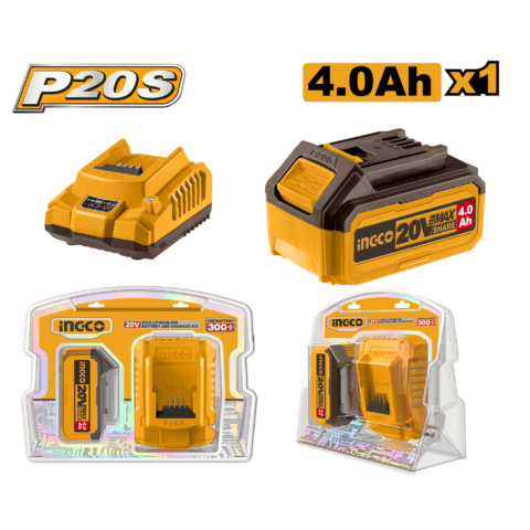 P20S Lithium-Ion Battery And Charger Kit 20V FBCPK1214 ING-AC
