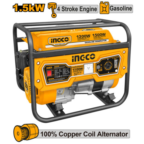 3.5HP 1500W/1300W Gasoline Generator GE15006-5P ING-EN