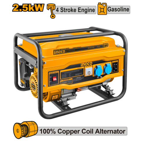 2500W / 2.5kva Gasoline Generator GE25005-5P ING-EN