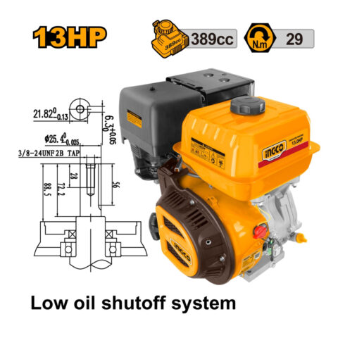 13.0HP(4-Stroke) Industrial Gasoline Engine Generator GEN1882 ING-EN