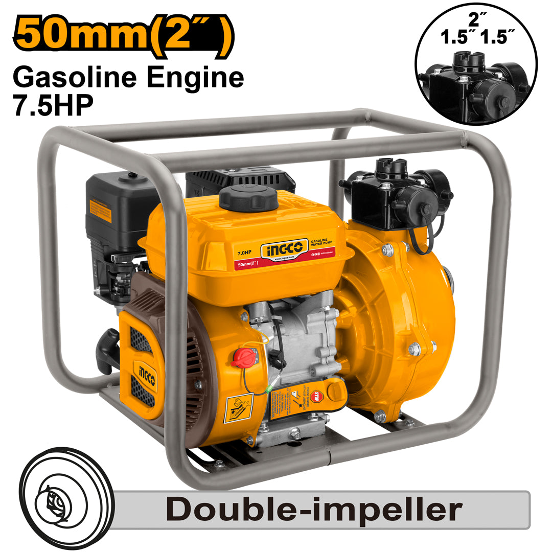 Gasoline High Pressure Water Pump 7.5HP GWP201H ING-WP