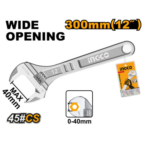 Adjustable Wrench Hand Tool HADW131122 ING-HT