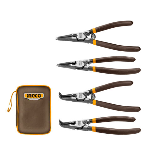 7inch(180mm) 4 Pieces Circlip Pliers Set HCCPS26180 ING-HT