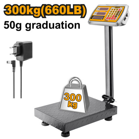 300kg Rechargeable Weighing Platform Scale HESA33003 ING-MT