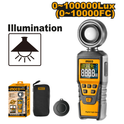 Ingco Digital LED Luxmeter Lux Meter 0~200000Lux ING-PT