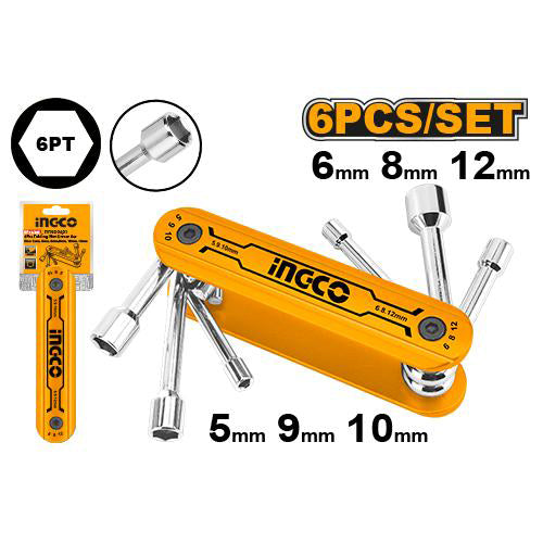 6pcs Folding Nut Driver Set HFND0601 ING-HT