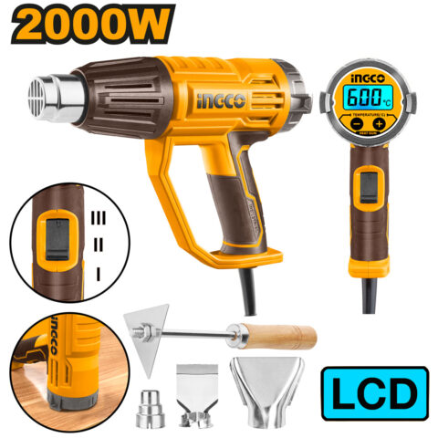 Construction Heat Gun 2000W LCD Display HG200058 ING-PT