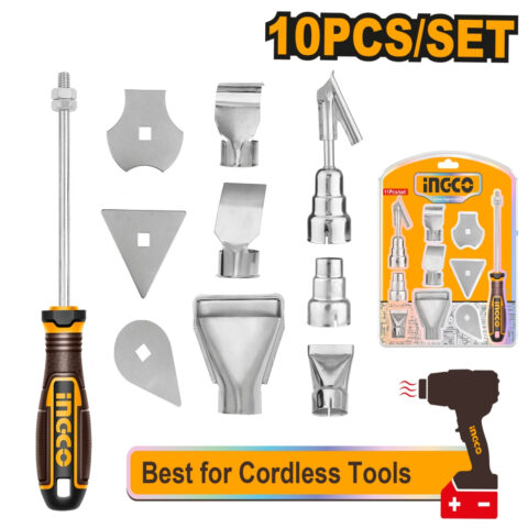 10PCS/SET Heat Gun Accessories Best for Cordless Tools HGA0131 ING-COR