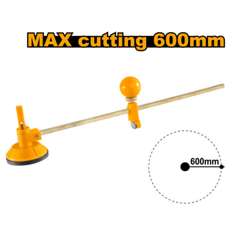 30cm Compasses Glass Cutter Blade with Rubber Suction Cups, Metal Scale Ruler HGCT16001 ING-HT