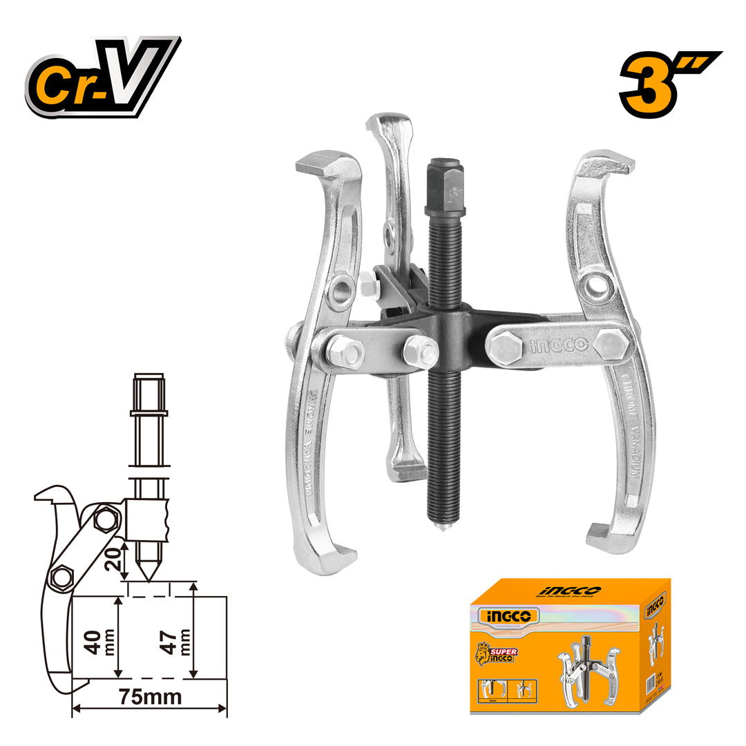 3 Inch Three Jaws Gear Puller Remover Jaw Bearing HGP08033 ING-HT - Image 2