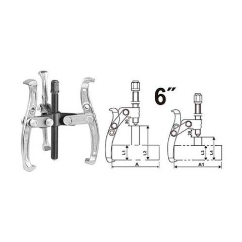 Industrial Three Jaws Gear Puller 6 Inch HGP08036 ING-HT