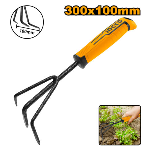 Gardening Rake 300mm Carbon Steel HGR1008 ING-GT