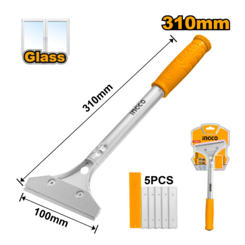 Metal Scraper with SK5 5 Pcs Blades HGS3201 ING-HT