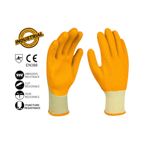 Industrial Latex Fully Coated Cotton Gloves HGVL04-XL ING-SE