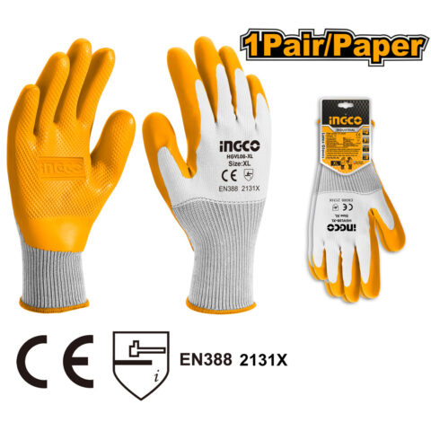 Industrial High Grade T/C Shell Cut-Resistance Latex Gloves HGVL08-XL ING-SE