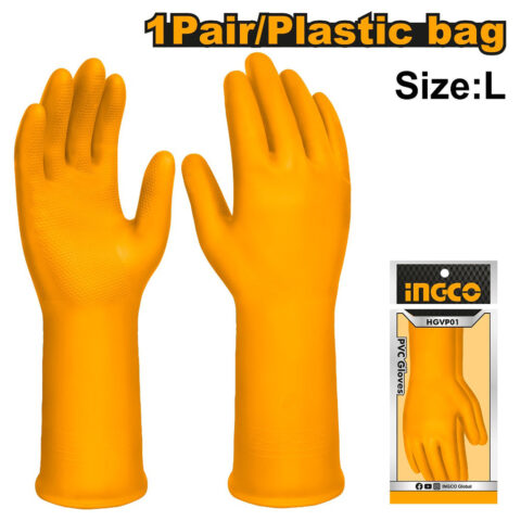 PVC Safety Gloves 32cm HGVP01 ING-SE