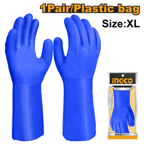 PVC Safety Gloves 32cm HGVP04 Cleaner Cleaning ING-SE
