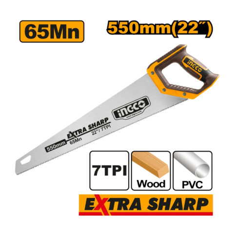 22inch(550mm) Hand Saw with Teeth Protector HHAS08550 ING-HT