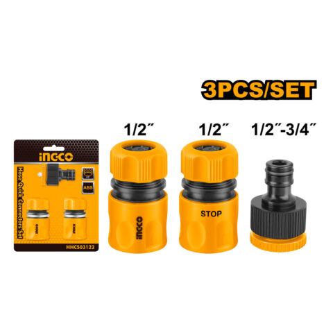 Garden Hose Quick Connectors Set HHCS03122 ING-AC