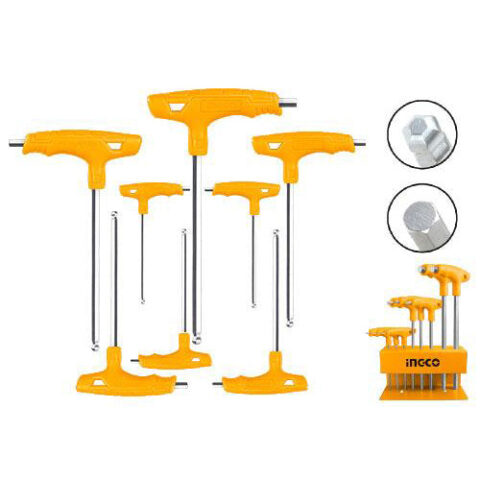 8 Pcs T-Handle Ball Point Hex Wrench Set HHKT80828 ING-HT