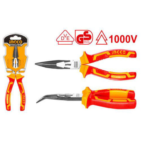 Insulated Bent Nose Pliers 1000V HIBNP28208 ING-HT