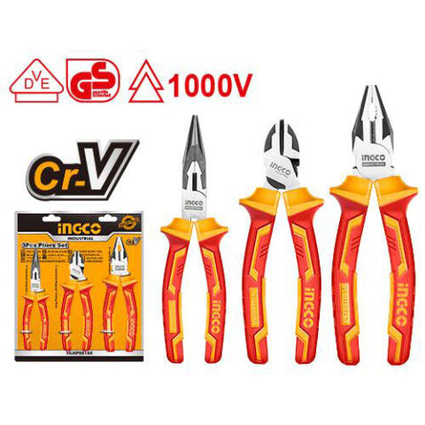 3 Pcs Insulated Pliers Set HIKPS28318 ING-HT