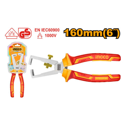 6 Inch Insulated Wire Stripping Pliers HIWSP28160 ING-HT